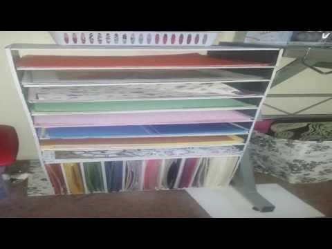 DIY $6 scrapbooks paper storage using items from the Dollar tree DIY $6 scrapbooks paper storage using items from the Dollar tree