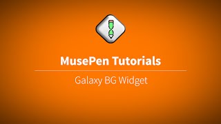 Musepen.com : Adding animated GalaxyBG widget