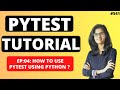 PyTest Tutorial |Part 04 : How to use pytest using python ?  | PyTest using python |Python Training