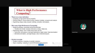 1. HIGH PERFORMANCE COMPUTING INTRO 2020