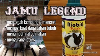 JAMU BIOBIG UNTUK KELINCI - MANFAAT DAN CARA PEMBERIANNYA