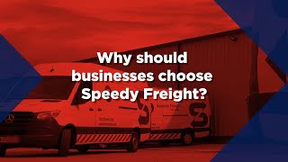 Why Choose Speedy Freight's Same Day Courier and Logistics Services?