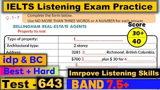 IELTS Listening Practice Test 2025 with Answers [Real Exam - 643 ]