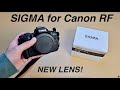 My New Camera Lens! Sigma 18-50mm F2.8 for Canon R50 and APS-C Cameras - Unboxing