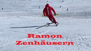 Ramon Zenhäusern practicing Outside Ski Only