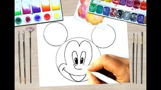 Cum sa desenezi fata lui Mickey (baby)