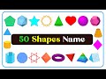 Names of Geometric Shapes ll 50 Shapes in English ll Shape English Vocabulary