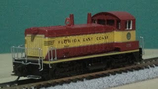 Life Like Trains 7507 | EMD SW9 Diesel Switcher | Florida East Coast 226 | N Scale | Review | HD