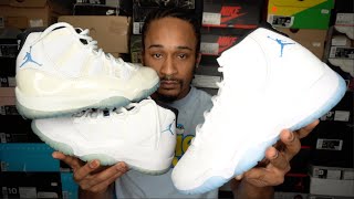 2024 vs 2014 \u0026 1996 Jordan Columbia/Legend Blue 11 Comparison Review with on Feet Footage