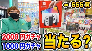 【ニンテンドースイッチ有機EL狙い】３万円で福袋2000円ガチャとプレミアムゲーム1000円ガチャでSSS賞ガチで狙ってやったら衝撃の結果になった!!!