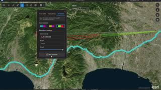 ArcGIS Earth 1.8 新機能 見通し線