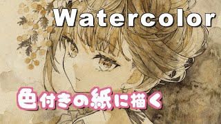 【アナログ下絵から完成まで】落ち着く音と飾りたくなる絵