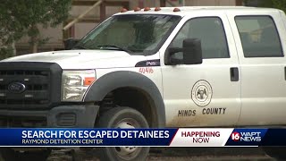 Escaped detainees search