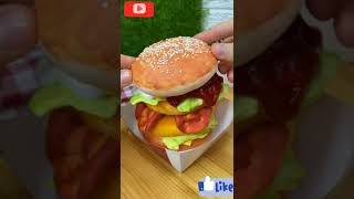 slime burger #slime #Asmr #music #burger #kidsslime #recipe #bm #viral