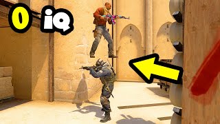 VERY RARE 0 IQ MOMENT! - CS:GO BEST ODDSHOTS #502