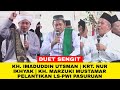 Duet Sengit KH. Marzuki Mustamar | KH. Imaduddin | KRT. Nur Ikhyak di Pelantikan LS-PWI Pasuruan