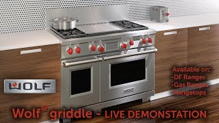 Wolf Griddle - Live Demonstration (Seabass)