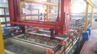 Automatic zinc plating plant