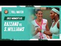 Razzano vs Williams 2012 Women's round 1 Full Match | Roland-Garros