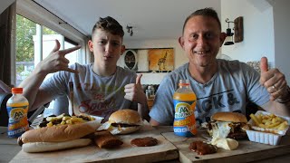 DUTCH MUKBANG‼️*INSANE BIG MUKBANG😱* voor de strijders😈😂* w my dad 👹