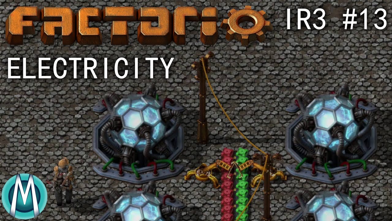Factorio Ir3 Ep 13 Electricity Youtube