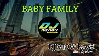 DJ BABY FAMILY SLOW BASS - TERBARU2021 - VERSI ANGKLUNG | Dj Nuwi