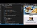 ASMR Programming - Creating a Restaurant Website using HTML and CSS Only - No Talking