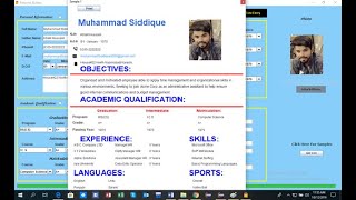 JAVA PROJECT RESUME BUILDER USING ECLIPSE [WITH SOURCE CODE]
