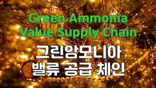 #수전해그린암모니아밸류공급체인 #GreenAmmoniaValueSupplyChain #청정수소암모니아인프라수요비료연료에너지