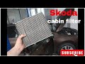 how to change skoda cabin air filter| Skoda cabin air filter replacement | @autozone035