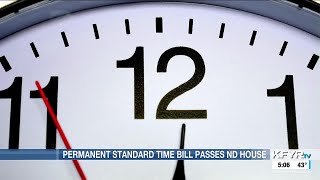 ND House passes bill observing permanent standard time