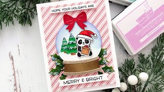 Holiday die-cut card with Mindy