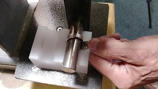 Creating a spiral ring on the Flatwearable silverware bending press