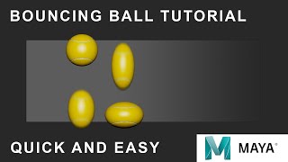 Bouncing Ball - Maya Animation Tutorial For Beginners | Part 1