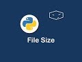 file size in python 😀