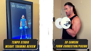 Tempo Studio Weight Training Review- Is The Form Correction and Rep Counting Accurate?