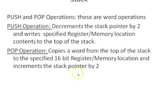 Stack & Procedures in 8086