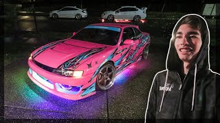 Installing the CRAZIEST Underglow Kit for my Nissan S14!