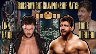 FWF Big Time '20: Eddie Guerrero (c) vs Finn Balor [WWE Action Figure Pic-Fed]