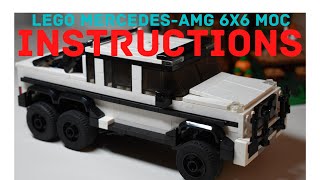 Instructions for the LEGO Mercedes-AMG 6x6 MOC