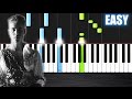 Justin Bieber - Purpose - EASY Piano Tutorial by PlutaX - Synthesia