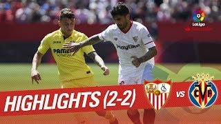 Resumen de Sevilla FC vs Villarreal CF (2-2)