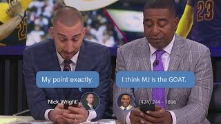 MJ vs LeBron - FS1 Group Text | FS1 | FOX SPORTS
