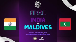 FINALS | INDIA VS MALDIVES | 3RD SABA WOMEN'S CHAMPIONSHIP 2025 INDIA