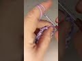 easy knitting style with crochet 🧶 a new perspective🧵 crochet knitting tutorial