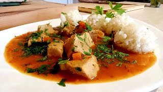 Винен кебап с ориз