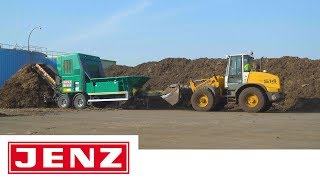 JENZ BA 615 D | Compact biomass processor for composting and biogas facilities