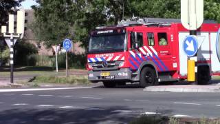 **PRIMEUR** (versneller) Prio 1 brandweer Bunschoten (BUN832) met spoed onderweg in Bunschoten