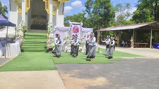 ฟ้อนส่งสการอาลัยดวงวิญญาณแห่งความดี วัดพรหมคุณสามัคคีธรรม จ.สุรินทร์ 13มิ.ย.67