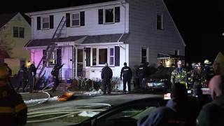 Police surround house on fire in Paterson due to possible barricaded person